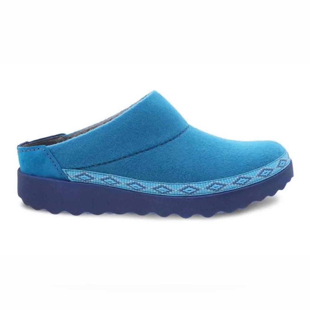 NWT Dansko Lucie Wool Blend Clog in Blue